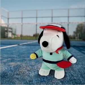 NWT Peanuts Snoopy Pickleball Plush Toy Limited Edition